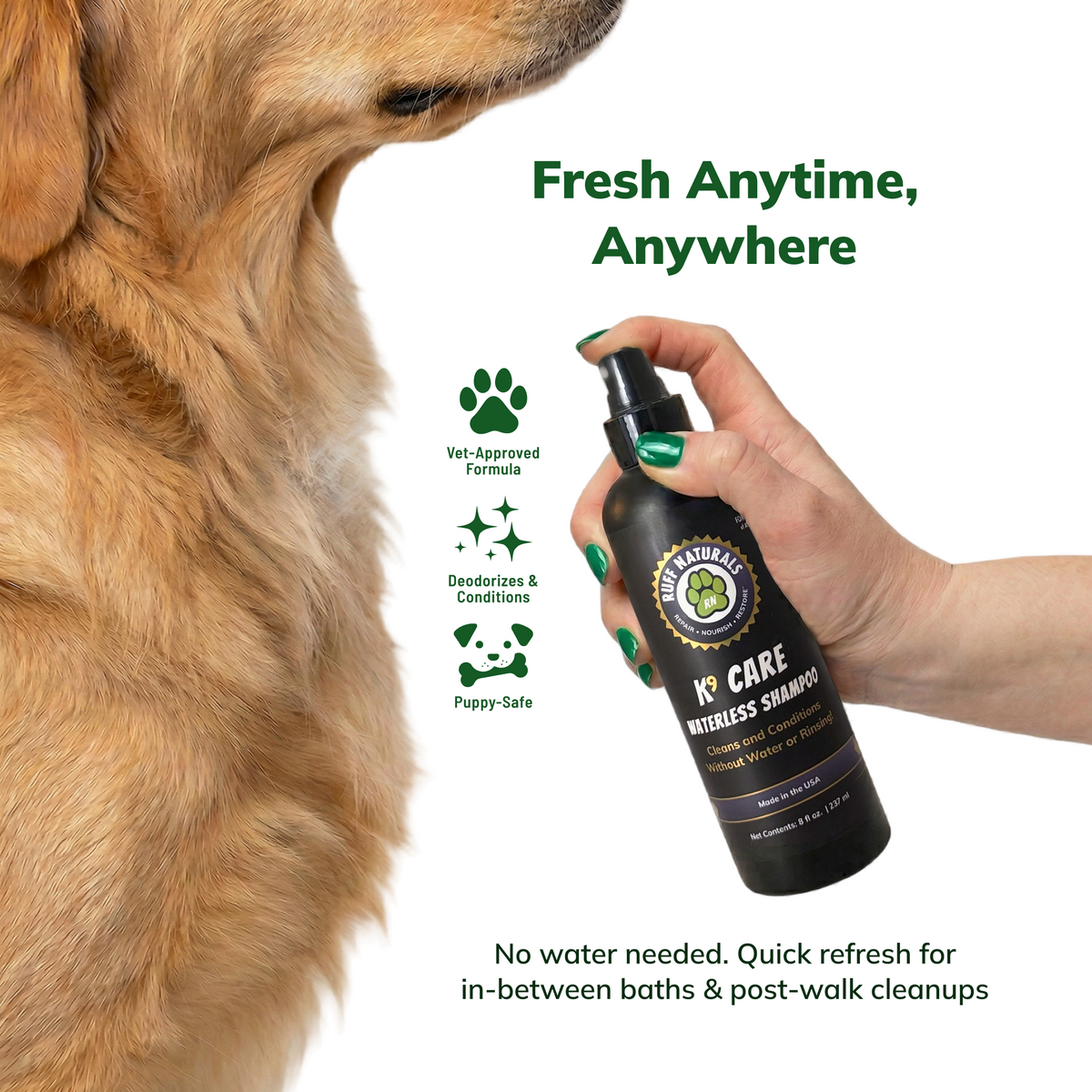 K9 Care Waterless Shampoo